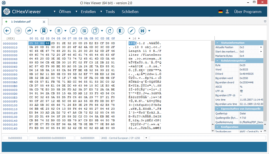 CI Hex Viewer  software